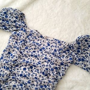 Cute white floral dress